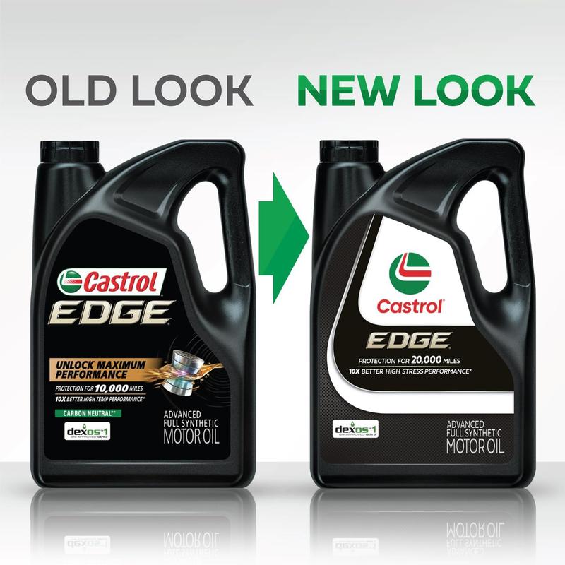 Óleo de motor Castrol EDGE 0W-20 Advanced totalmente sintético 5L